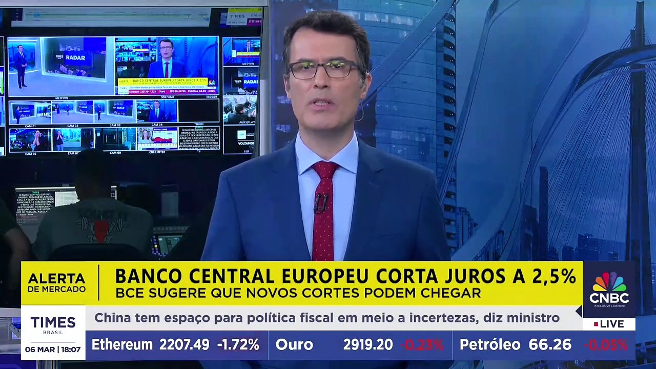ALERTA DE MERCADO: Banco Central Europeu corta juros a 2,5%; Vinicius Torres Freire comenta