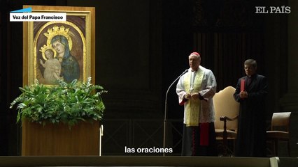 El primer mensaje en audio del Papa Francisco tras su ingreso