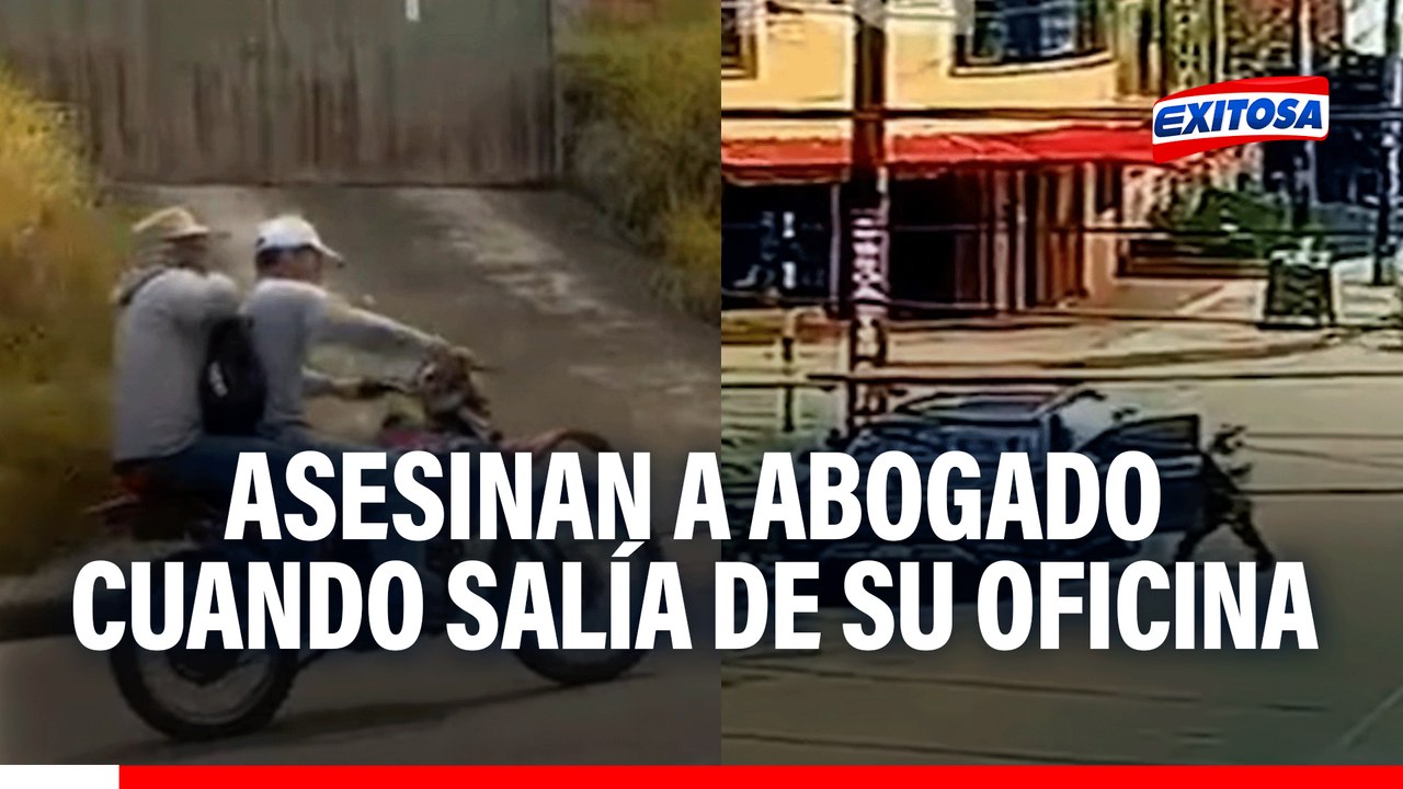 Abogado es acribillado al salir de su oficina en Tarapoto: Asesinos huyeron, pero fueron fotografiados por testigos