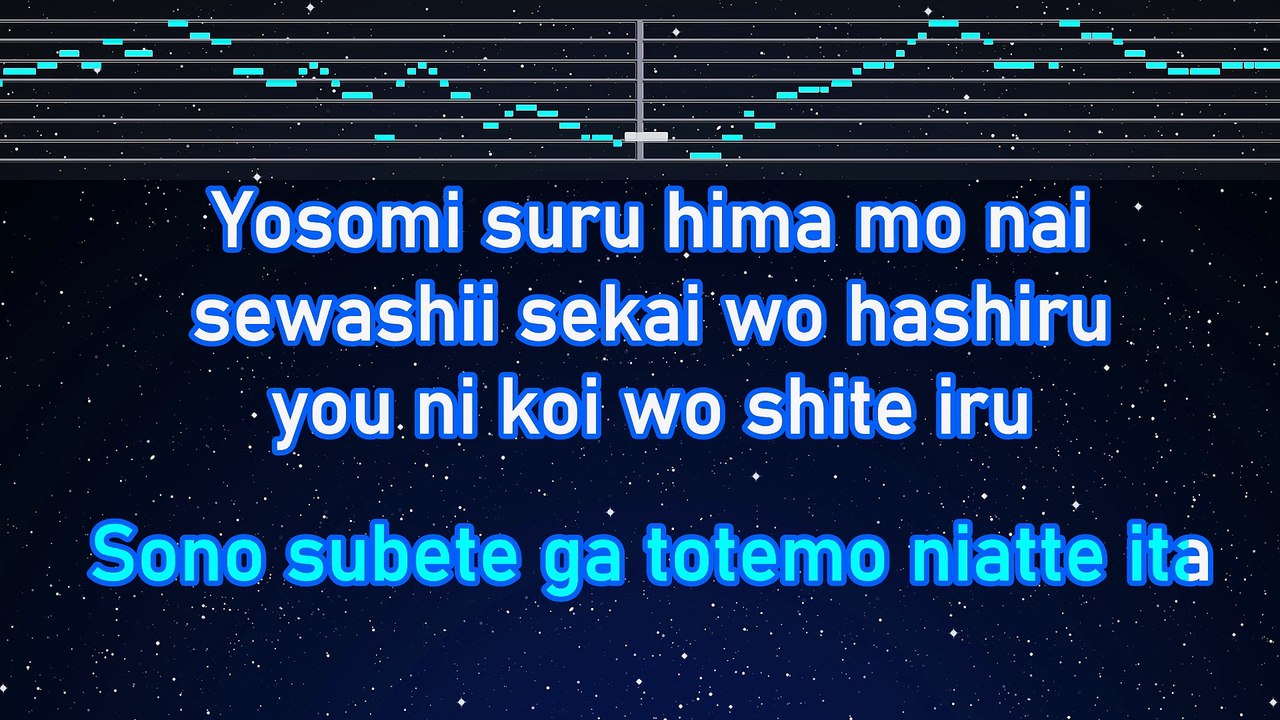 Karaoke♬ SAME BLUE - Official HIGE DANdism 【No Guide Melody】 Lyric Romanized Blue Box, Ao no Hako