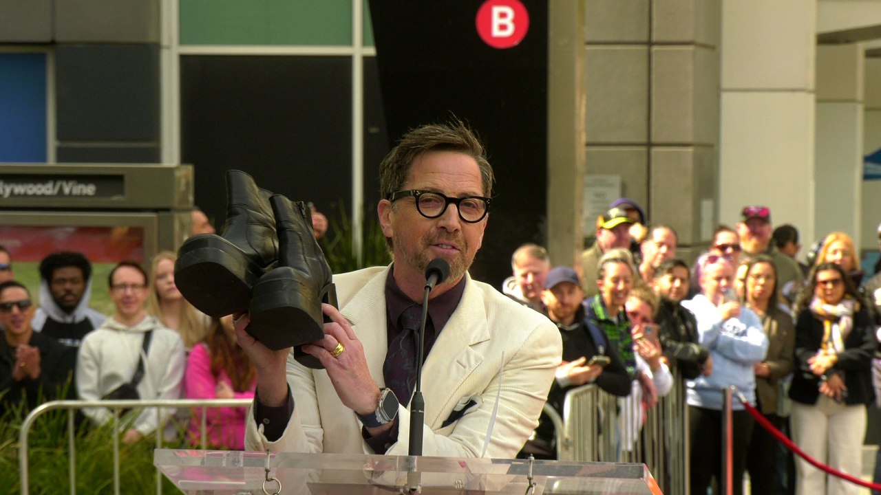 Dan Bucatinsky's speech at Christina Ricci's Hollywood Walk of Fame star unveiling ceremony