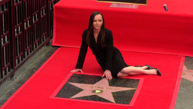 Christina Ricci honored with star on the Hollywood Walk of Fame
