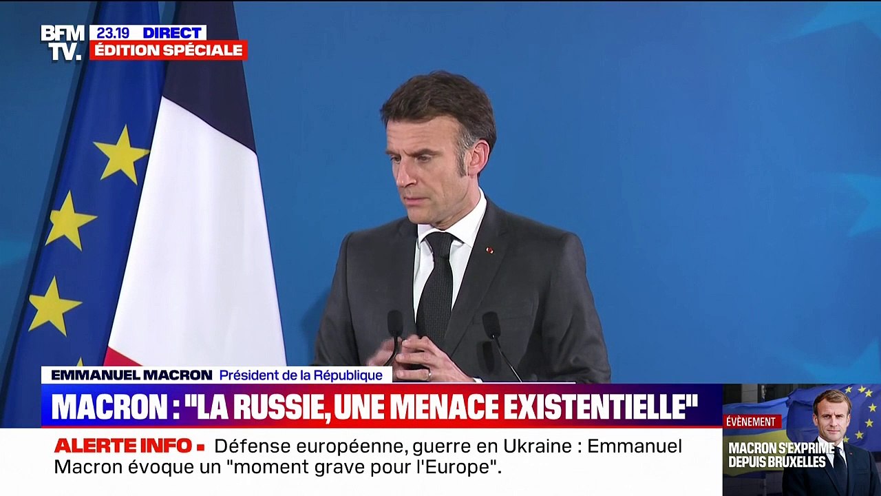 Conseil européen: la conférence de presse d'Emmanuel Macron en intégralité