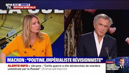 Guerre en Ukraine: "L'impérialisme d'aujourd'hui a le visage de Vladimir Poutine", affirme Bernard Henri-Lévy
