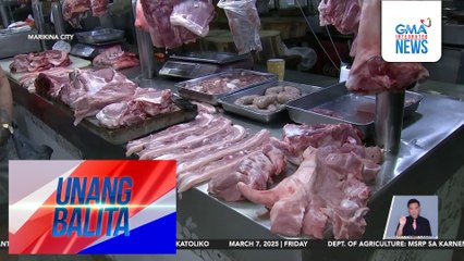 Karneng baboy sa Marikina Market, mataas pa rin ang presyo | Unang Balita