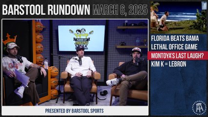 Florida Beats Alabama... Will Bosco Have a 50 Hour Bus Ride? - Barstool Rundown - March 6th, 2025