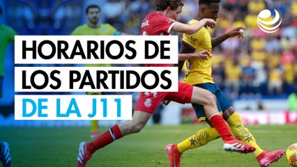 Horarios de los partidos de la jornada 11 del Clausura 2025