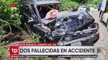 Una mujer y una bebé fallecieron tras un accidente en la ruta nueva Cochabamba-Santa Cruz
