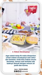 Lakukan 6 Hal Ini agar Tetap Sehat dan Bugar Selama Ramadan