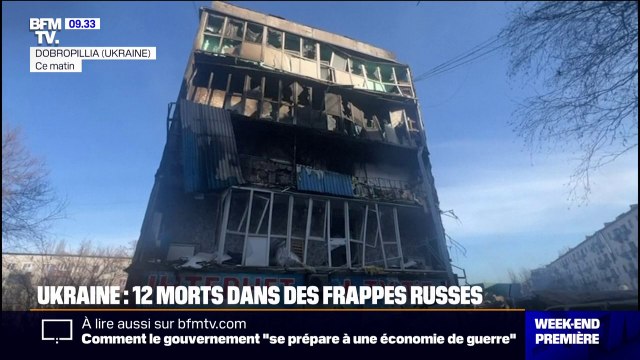 Guerre en Ukraine: au moins 12 morts dans des frappes russes sur Dobropillia
