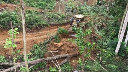 Road Opening in Mountain Terrain Solution Bulldozer D6R