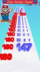 Number Master️🎉 | Funny Number Run Game #shorts