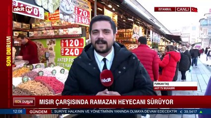 Mısır Çarşısı'nda Ramazan heyecanı sürüyor