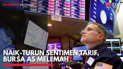 Naik-Turun Sentimen Tarif, Bursa AS Melemah