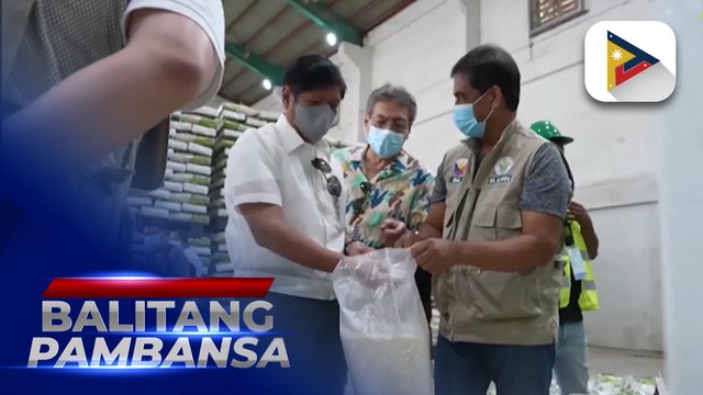 PBBM, nag-inspeksyon sa Rice Processing System sa Brgy. Ipil sa Echague, Isabela;