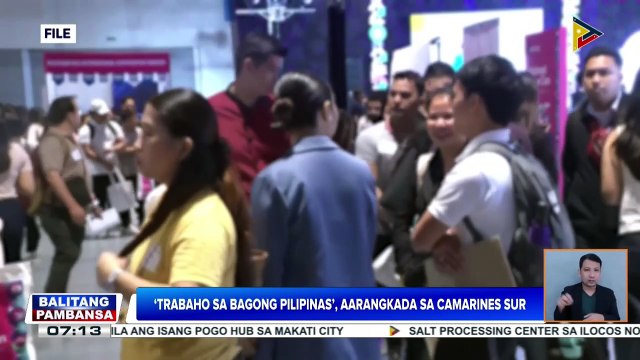 ‘Trabaho sa Bagong Pilipinas’, aarangkada sa Camarines Sur
