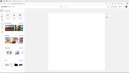 Microsoft Designer Section 12 Using AI Text Rewrite