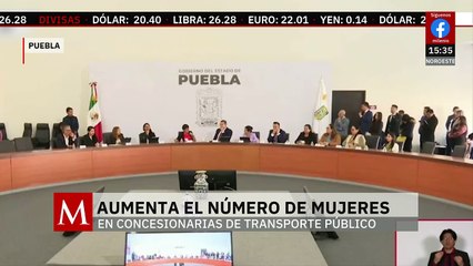 Aumenta el número de mujeres en concesionarias de transporte público en Puebla