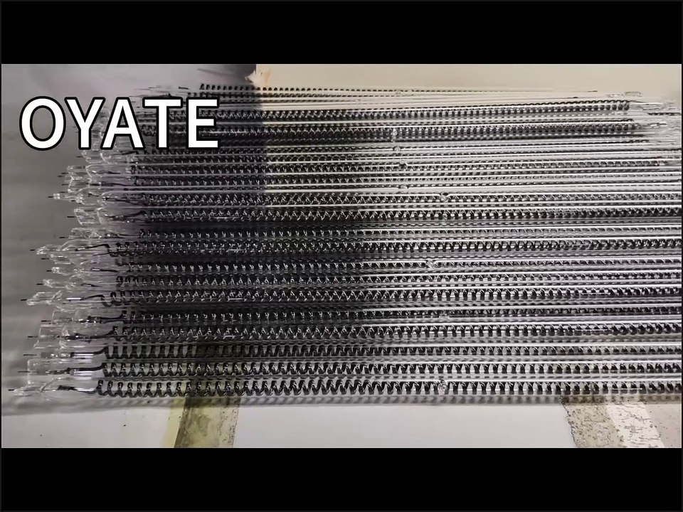 Custom 800W 1000W  220V Infrared Quartz Heating Tube Lamp Carbon Fiber Quartz Heaters