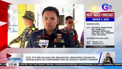PCG - P15.8M halaga ng smuggled umanong sigarilyo, natuklasan sa container van sa Manila North Harbor | Balitanghali