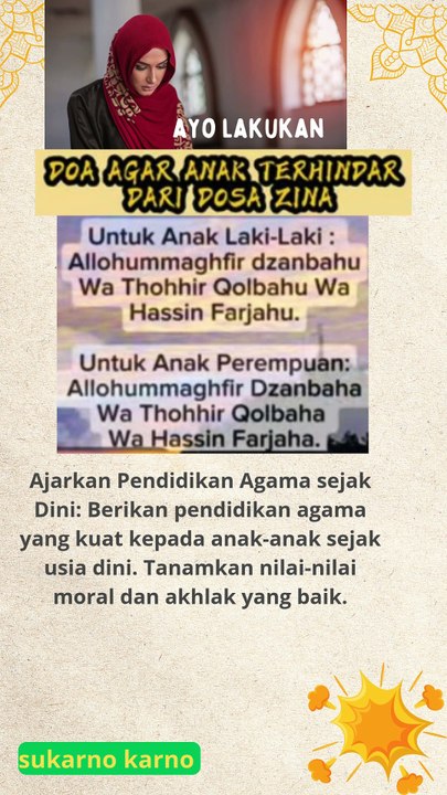 doa yang bisa Anda amalkan agar anak-anak terhindar dari perbuatan zina #quotes