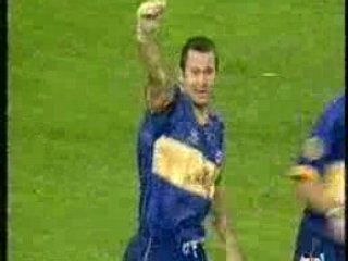 Gol Javi Moreno al Liverpool en Final Uefa Cup.