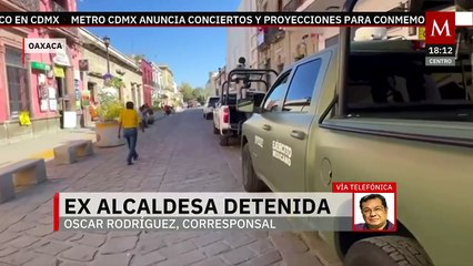 Expresidenta municipal de Oaxaca arrestada por posesión de droga; su cómplice logra escapar