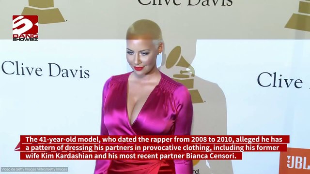 Amber Rose claims ex-boyfriend Kanye West pressured her into wearing revealing outfits