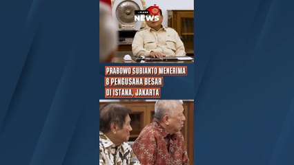Prabowo Subianto Menerima 8 Pengusaha Di Istana, Jakarta