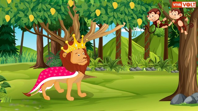 Roar Goes the Lion | Funny Animal Rhyme for Kids | King of the Jungle