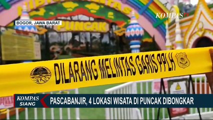 Diduga Langgar Perizinan dan Jadi Pemicu Banjir, 4 Tempat Wisata di Puncak Disegel
