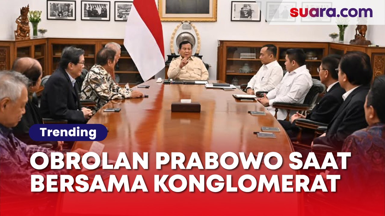 Aguan, Tomy Winata hingga Boy Thohir Dikumpulkan di Istana, Ini Obrolan Prabowo saat Semeja Bareng Para Konglomerat