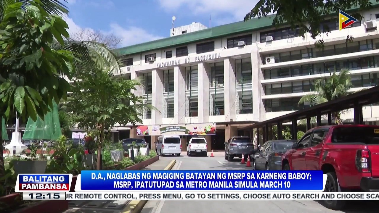 D.A., naglabas na ng guidelines para sa ipatutupad na MSRP sa karneng baboy;