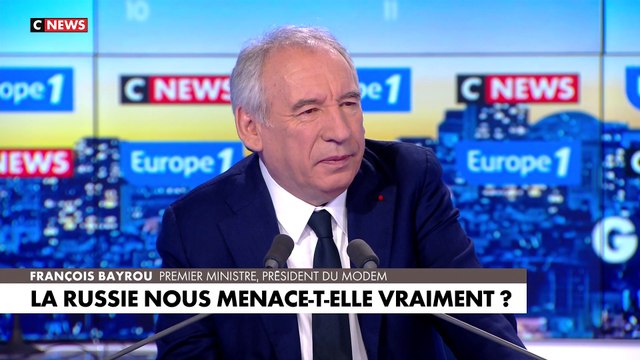 «Nous avons vu un pays se jeter sur son pays voisin pour l’annexer» estime François Bayrou