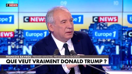 François Bayrou : «Donald Trump fait le renversement des alliances»