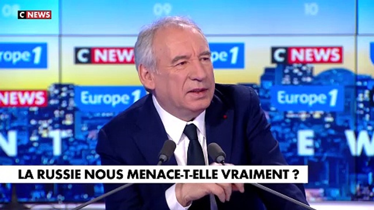 François Bayrou : la Russie «fait ce que d’autres pays ont fait à la fin des années 1930»