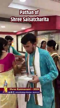 Pathan of Shree Saisatcharita in Shree Adyapipa Kaksha Ramnavami 2024 Sadguru Aniruddha Bapu