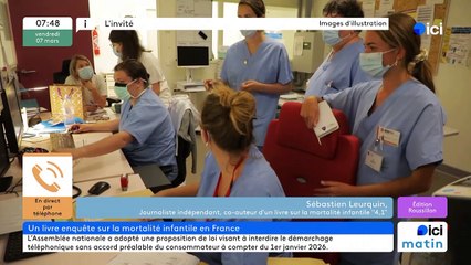 Avec Sébastien Leurquin, co-auteur du livre enquête "4,1 : le scandale des accouchements en France"