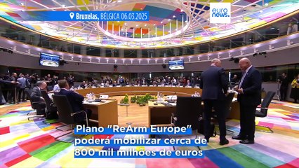 Líderes europeus aprovam planos para aumentar despesas com a defesa
