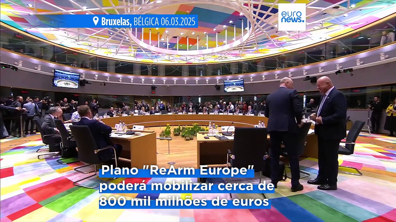 Líderes europeus aprovam planos para aumentar despesas com a defesa