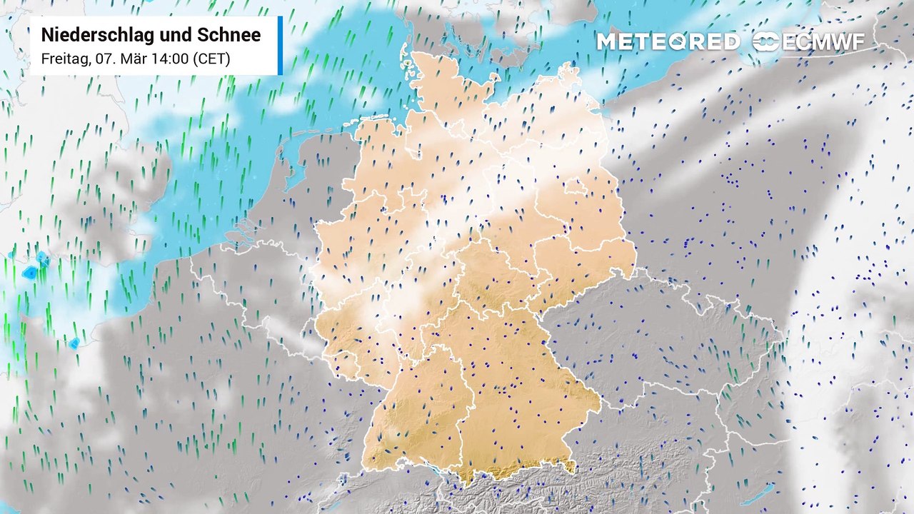 Das schöne Wetter sagt bald ade - zuerst ziehen im Süden Wolken auf