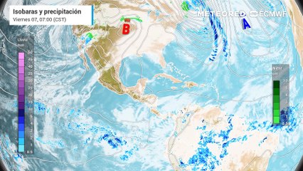 Nueva masa de aire y frente frío 33 sobre el Noroeste de México