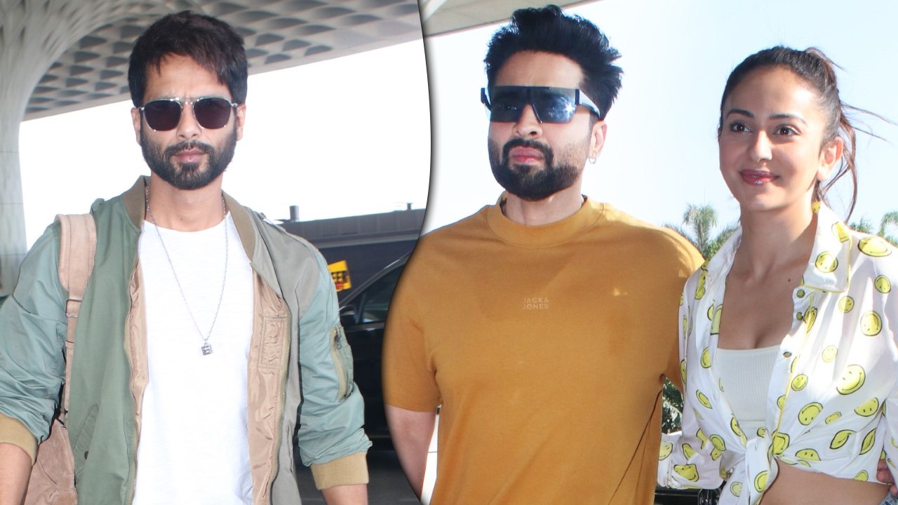 Rakul Preet Singh और Jackky Bhagnani का खूबसूरत अंदाज़, Shahid Kapoor के स्टाइलिश लुक ने जीता दिल