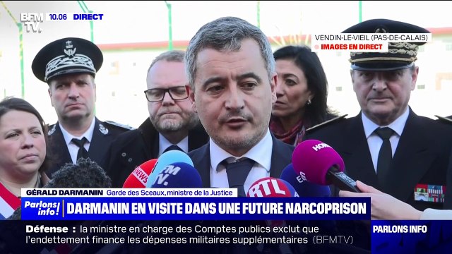Prison de haute sécurité à Vendin-le-Vieil: Gérald Darmanin remercie les élus du territoire et sa population pour l'effort supplémentaire qu'ils font pour la sécurité de la République
