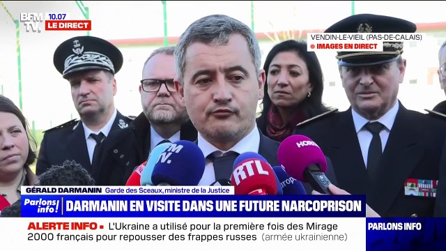 Prison de haute sécurité à Vendin-le-Vieil: Un changement radical dans la façon de fonctionner de l'administration pénitentiaire , indique Gérald Darmanin