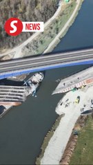 One dead in highway bridge collapse in Belgium