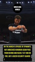 MJF almost burned Hangman Adam Page.