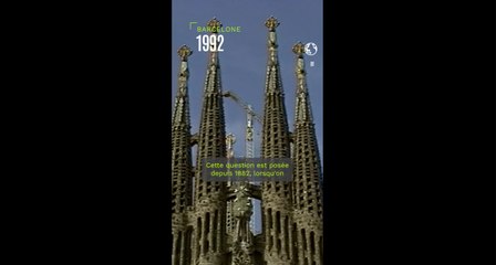 Archive : le chantier de la Sagrada Familia (1992)