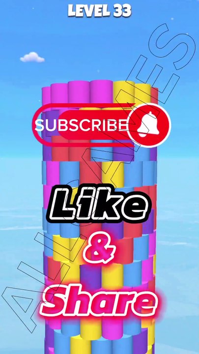Tower Color LVL 33 Gameplay FUN GAME #shorts #TowerColor #fungames #viralvideo
