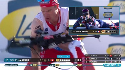 Le replay de l'individuel messieurs - Biathlon - Mondiaux